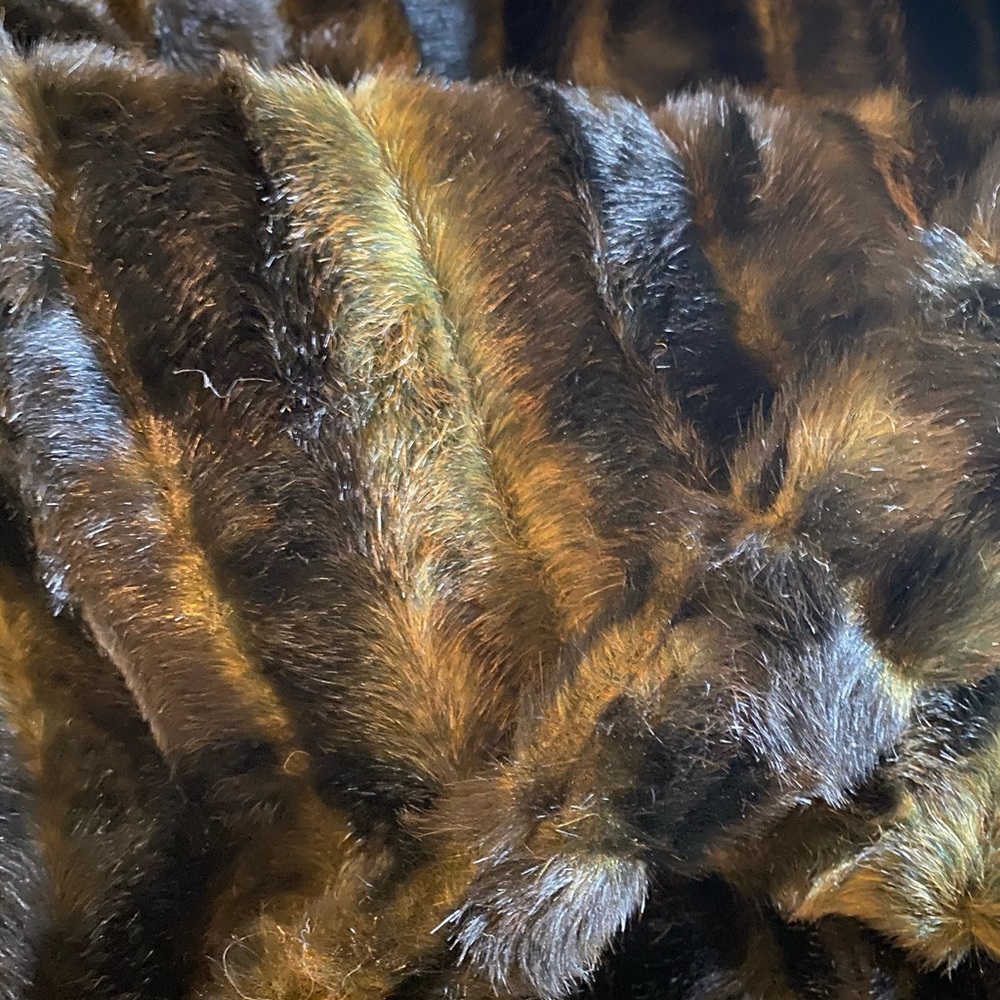 Faux fur infinity scarf